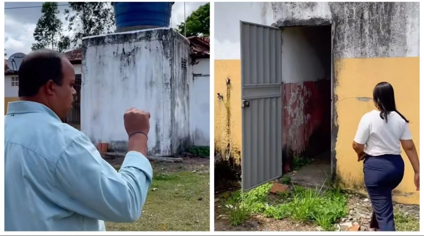 Santo Amaro: Flaviano Bomfim e secretária de Educação acompanham melhorias em escolas da zona rural