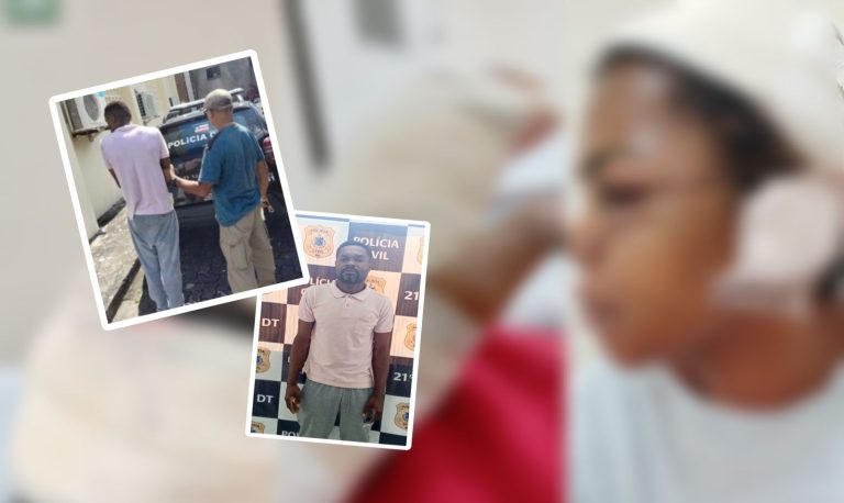 ATRÁS DAS GRADES: Homem que tentou matar ex-companheira com golpes de facão em SFC é preso