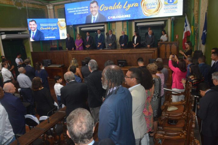 Jornalista Osvaldo Lyra é homenageado com o Título de Cidadão de Salvador 1 0E3A8DEC 3544 4401 89F8 46CDB4986434