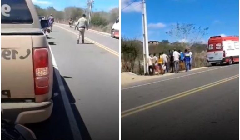 ACIDENTE FATAL: Homem perde controle da moto e morre ao colidir contra poste em Poções