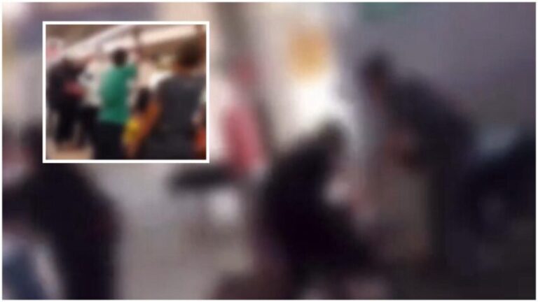 CONFUSÃO NO METRÔ! Segurança é filmado brigando com passageiro dentro do vagão