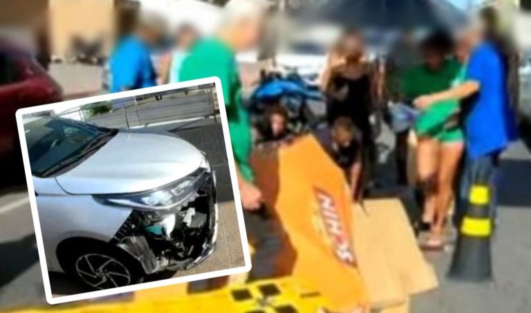 RIO VERMELHO: Acidente envolvendo carro e moto deixa dois feridos