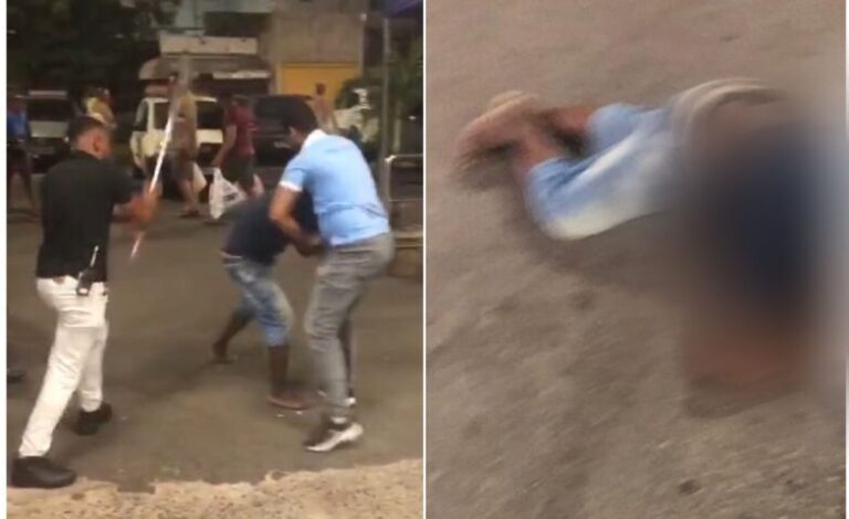 ”COVARDIA”: Homem é agredido por seguranças do Atakarejo no Caminho de Areia