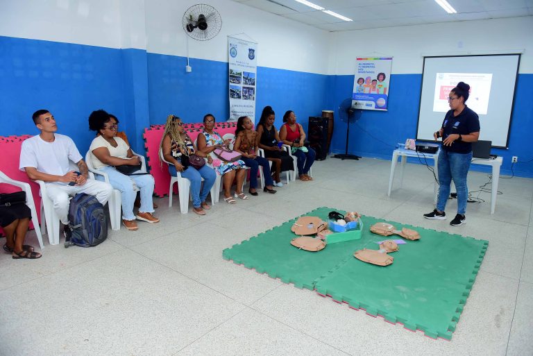 Guarda Municipal realiza palestra sobre primeiros socorros