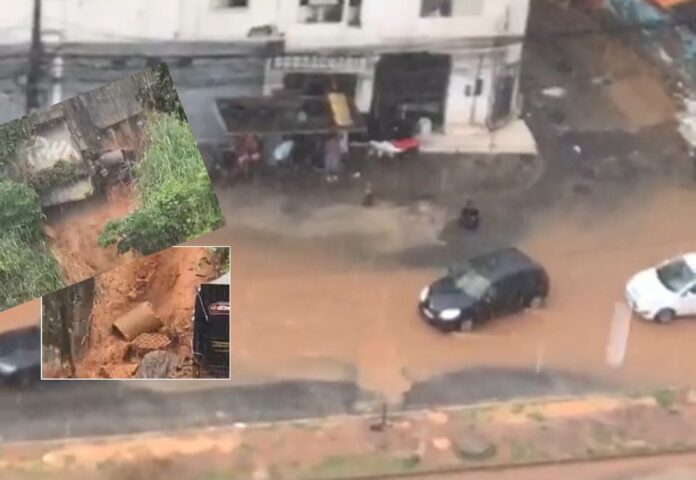 Chuvas atingem bairros de Salvador e causam transtornos