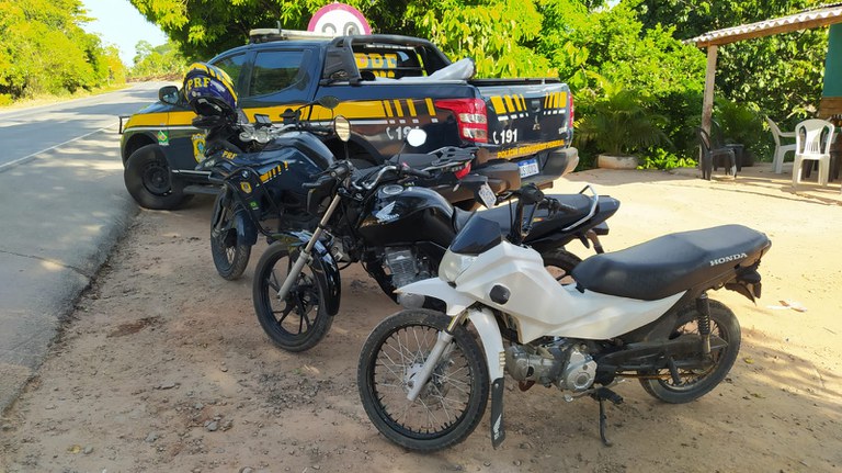 Em Teolândia , PRF apreende duas motocicletas adulteradas