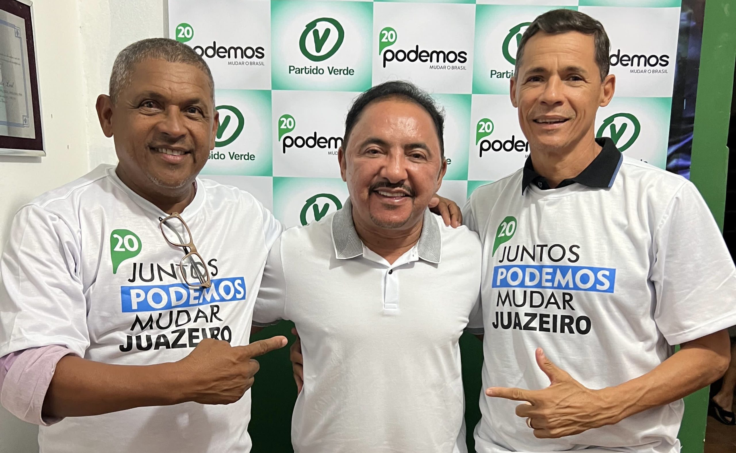 “Juazeiro clama por mudança”: pré-candidato a prefeito, Roberto Carlos recebe apoio do Podemos