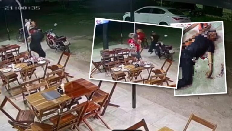 VEJA MOMENTO EXATO: Policial da reserva reage a assalto em Guarajuba e mata bandido