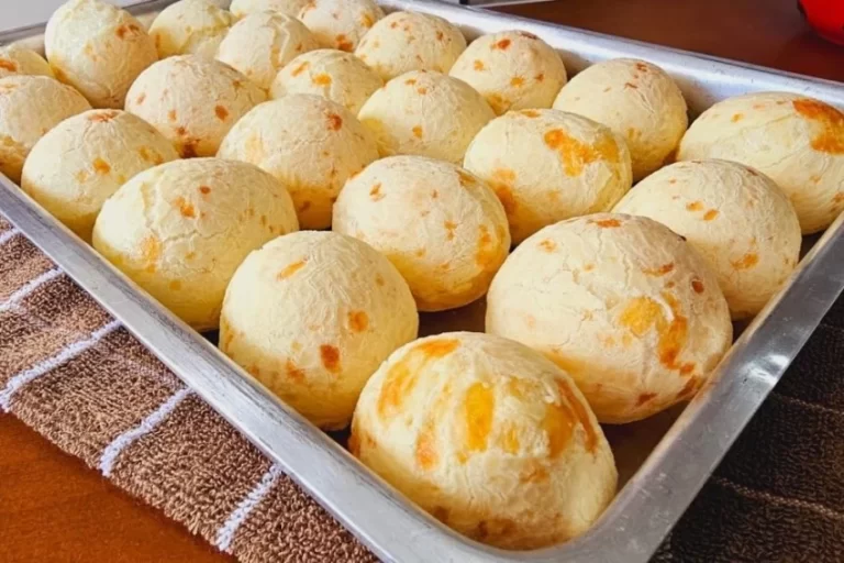 Pão de queijo com polvilho doce
