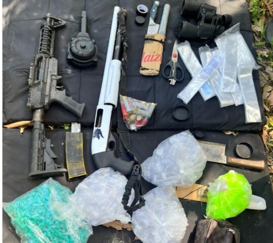 Suspeitos “partem a mil” e deixam armas para trás em Vera Cruz