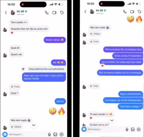 Influenciadora de conteúdo adulto expõe prints de conversa com Neymar: “Tem nudes?” 1 - Influenciadora de conteúdo adulto expõe prints de conversa com Neymar: “Tem nudes?”