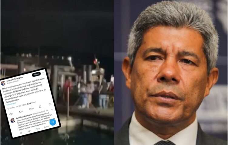 Jerônimo Rodrigues lamenta trágico acidente náutico em Madre de Deus: “Seguimos empenhados e esperançosos”