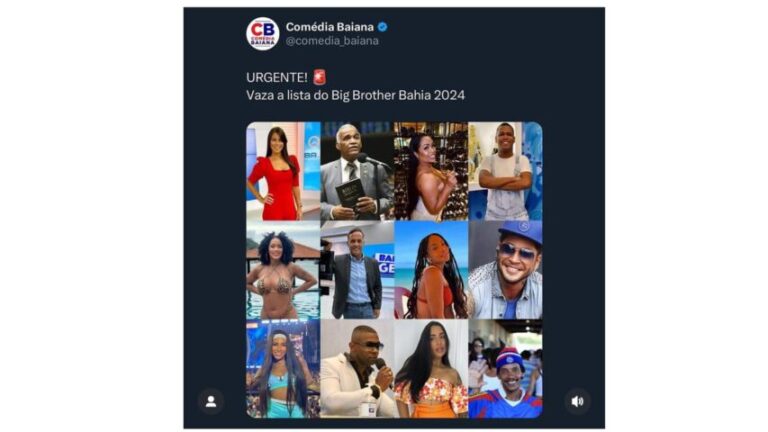 A VOLTA DOS QUE NÃO FORAM: Comédia Baiana divulga lista dos baianos no BBB 24; confira