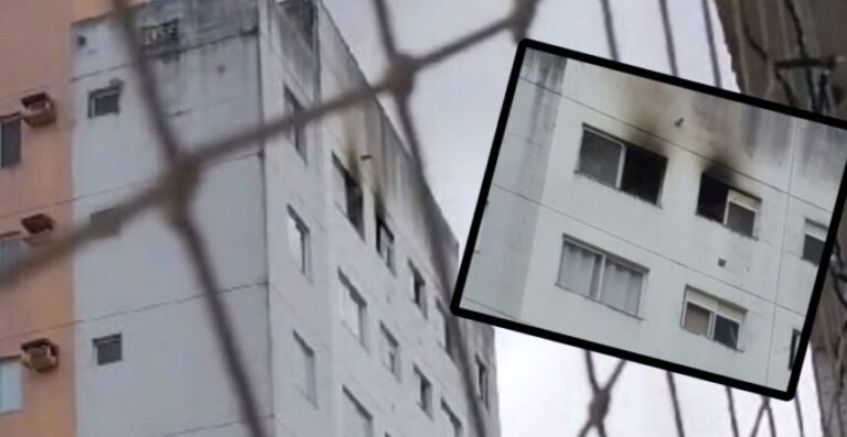 Incêndio atinge apartamento em condomínio no bairro de Piatã