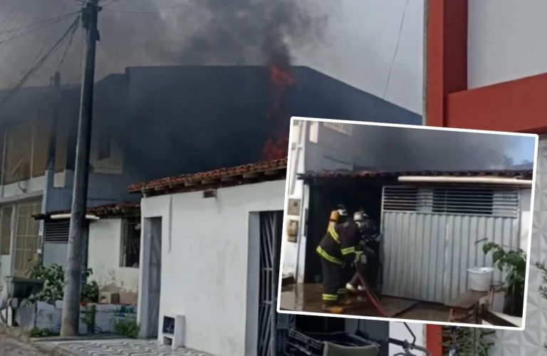 FEIRA DE SANTANA: Homem provoca incêndio em residência após atear fogo em fios de cobre
