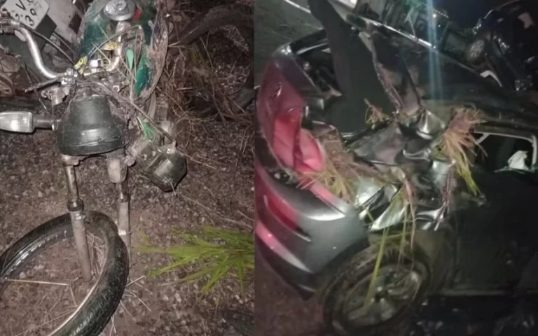 Dois jovens morrem após moto ser atingida por carro em Ibirapuã