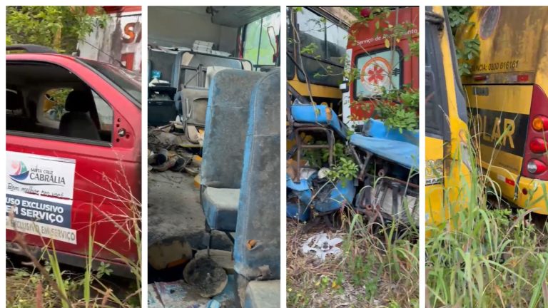 Girlei Lage denuncia abandono e destruição de equipamentos públicos em Santa Cruz Cabrália