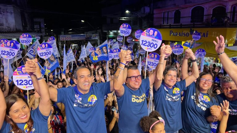 Em Pau da Lima, Anderson Ninho, Neto e Bruno arrastam duas mil pessoas: “nossos gabinetes são nas ruas”