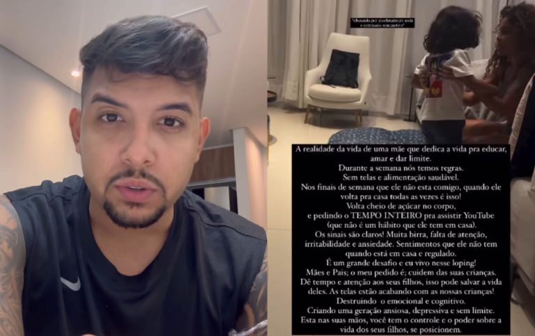 “IMATURIDADE”: Fábio Silveira e Sthe Matos trocam farpas sobre criação do filho