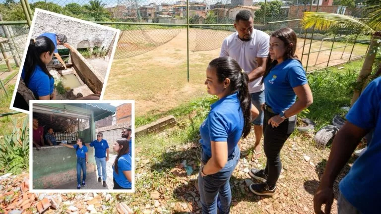 Cumprindo agenda deste sábado (26), prefeita Débora visita áreas de Itinga e busca solução definitiva para alagamentos recorrentes na região