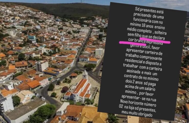 ‘Branca, solteira e sem filhos’: Loja na Bahia é acusada de racismo após anúncio de vaga