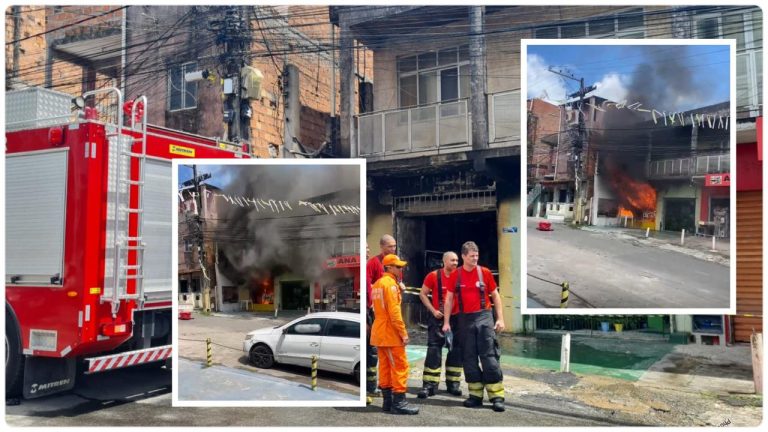 DESTRUIÇÃO: Vendedor de acarajés fica ferido após estabelecimento pegar fogo em Coutos