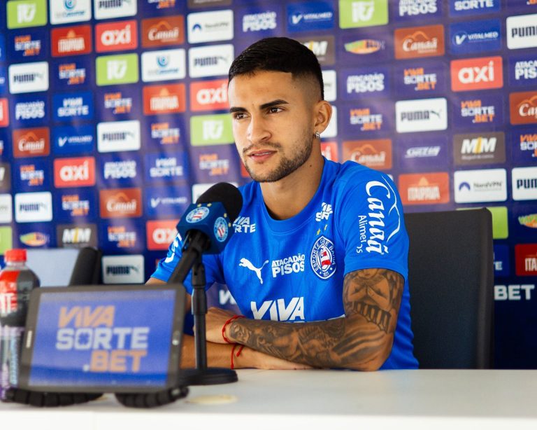 BORA BAHIA: “Nosso time se preparou bem”, diz Rodrigo Nestor sobre duelo contra o Santos