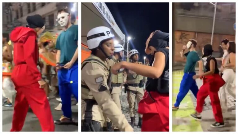 Anitta pega mototáxi e curte Carnaval de Salvador disfarçada de bandida da série do Netflix