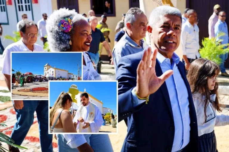 No segundo dia em Rio de Contas, governador participa de missa campal durante festejos de Corpus Christi
