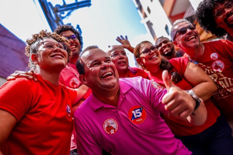 Geraldo destaca Plano Salvador sem Fome durante agendas com candidatos à Câmara Municipal, neste sábado