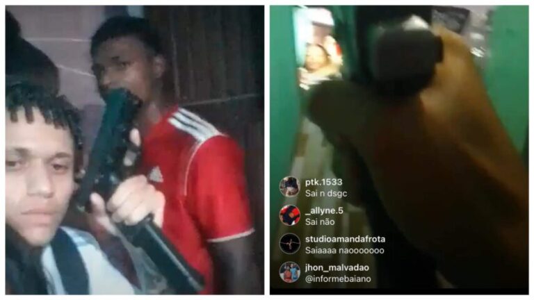 TARDE ENDIABRADA! Traficantes fazem reféns e lives em dois bairros de Salvador; saiba detalhes