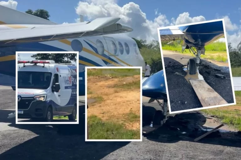Avião-UTI atola em pista de aeródromo de Ipiaú reformada