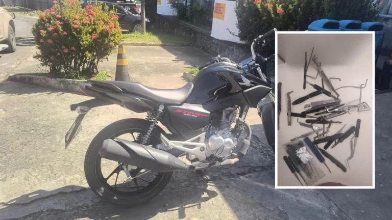 NOVA SUSSUARANA: PM flagra dupla tentando roubar moto em plena rua movimentada