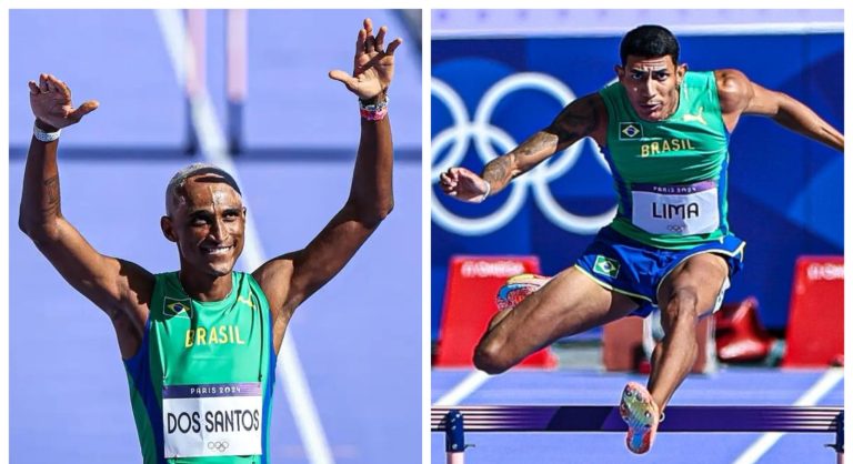 Alison dos Santos e Matheus Lima vão à semi dos 400m com barreiras