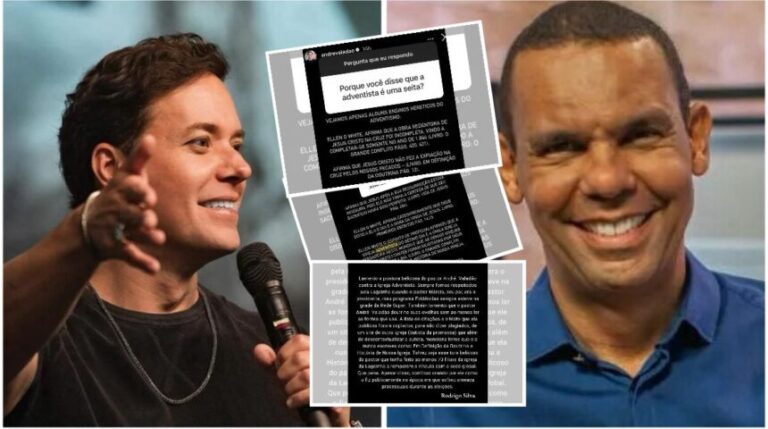 André Valadão diz que igreja adventista é “seita” e Rodrigo Silva rebate críticas