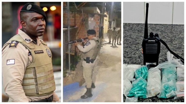 PM cerca Alto de Coutos, troca tiros com bandidos e adolescente fujão fica todo foguetado