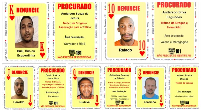 BUEL E MAIS 4 ENTRAM NO BARALHO!!! Qualquer informação ligue 181; saiba detalhes