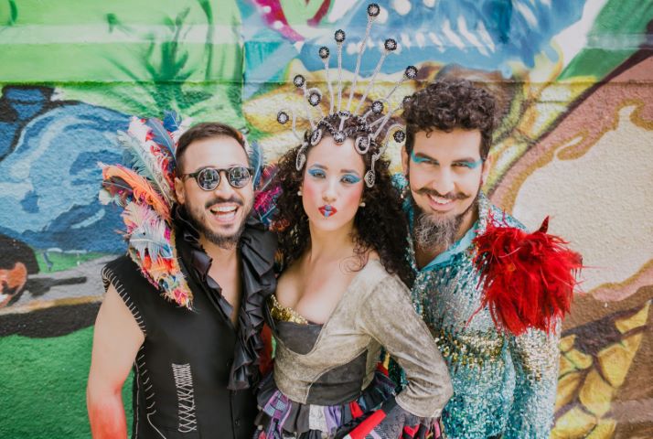 Bailinho desfila trio à fantasia no domingo de carnaval