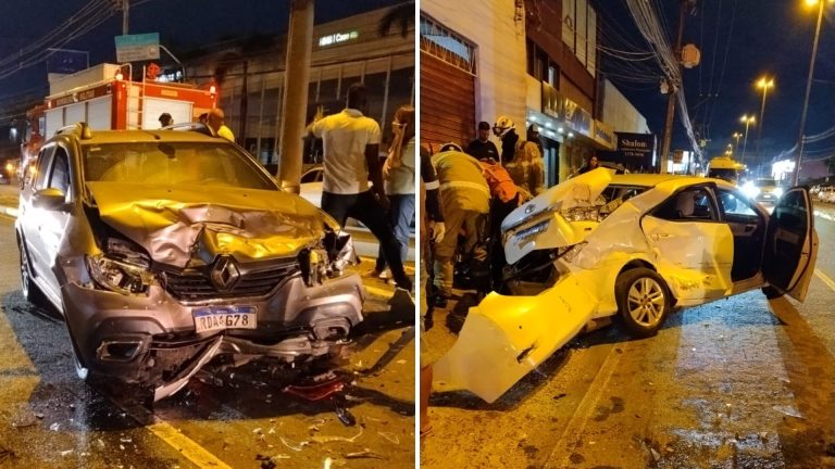 RACHA NA ESTRADA DO COCO: Carro desgovernado invade contramão e destrói outro veículo
