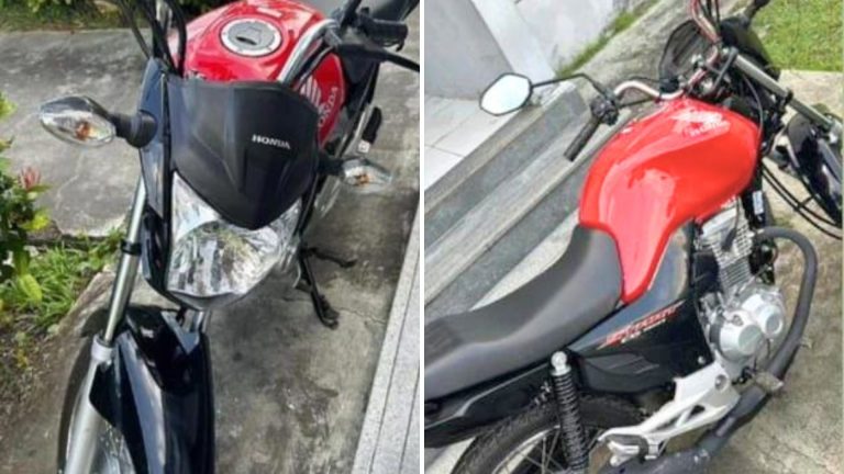 OPERAÇÃO FORÇA TOTAL: Homem é preso com moto roubada em Madre de Deus