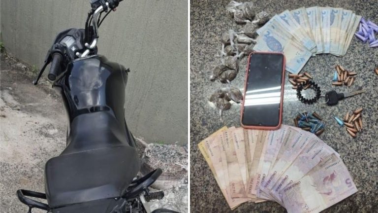 Suspeito de tráfico de drogas tenta fugir, mas é preso em Simões Filho