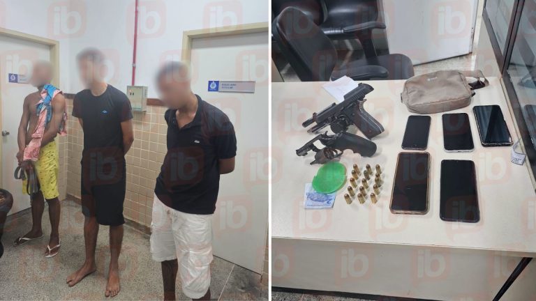 AUDÁCIA! Trio rouba carro de irmão de PM na Graça em plena luz do dia e vai preso