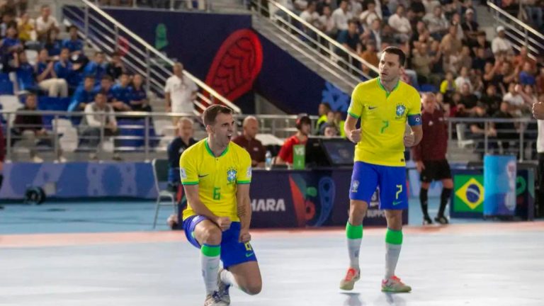 DEZ A ZERO! Brasil goleia Cuba na estreia na Copa do Mundo de futsal