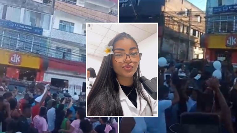 NA RUA DE CASA: Jovem baleada na Engomadeira é enterrada e moradores protestam
