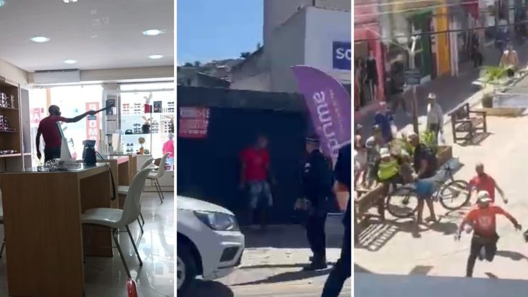 CORRERIA NO CENTRO! Homem com facão toca o terror e ameaça matar ex-cunhada em Jacobina