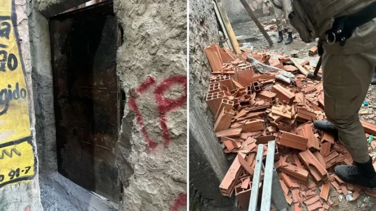 Barricadas usadas por criminosos são removidas pela PM em Santa Mônica