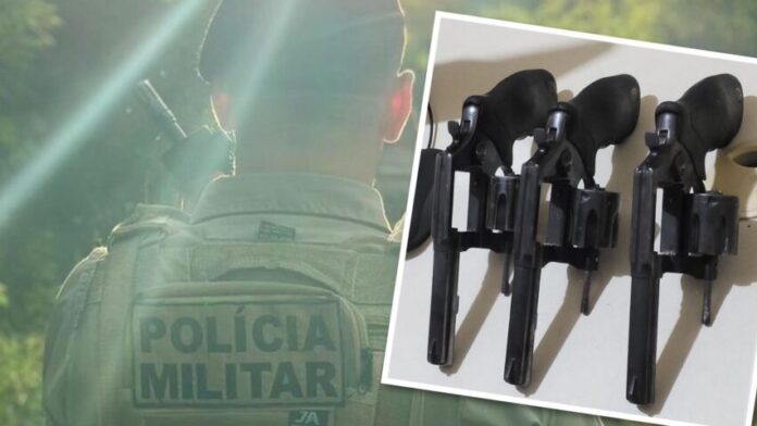 armas apreendidas em São Francisco do Conde