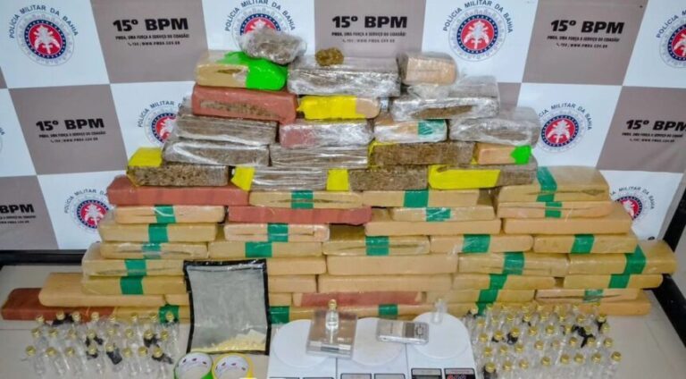 Operação em Itabuna apreende 53 kg de maconha e frascos de lança-perfume
