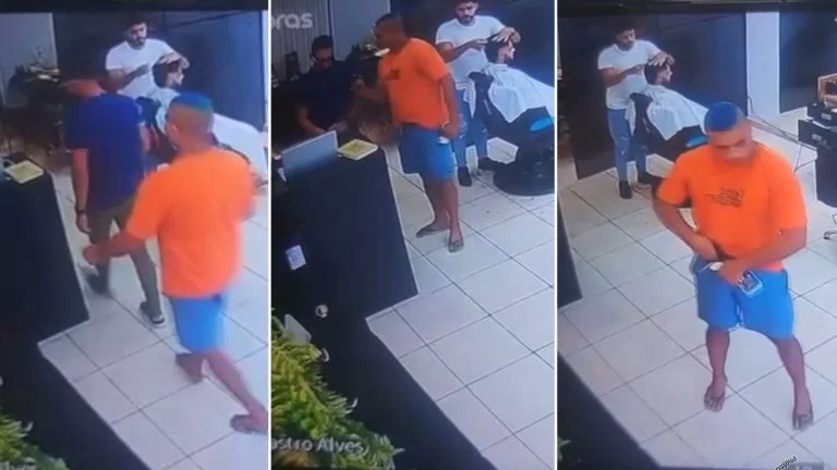 FICOU COM MEDO: Assaltante de barbearia se entrega à polícia após roubo em Santo Antônio de Jesus