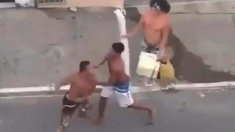 BOTOU PRA DORMIR: Jovem nocauteado após iniciar briga na CBX
